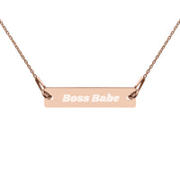 Boss Babe Bar Necklace