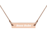 Boss Babe Bar Necklace