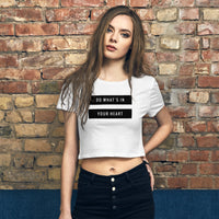 DWIYH - Women’s Crop Tee